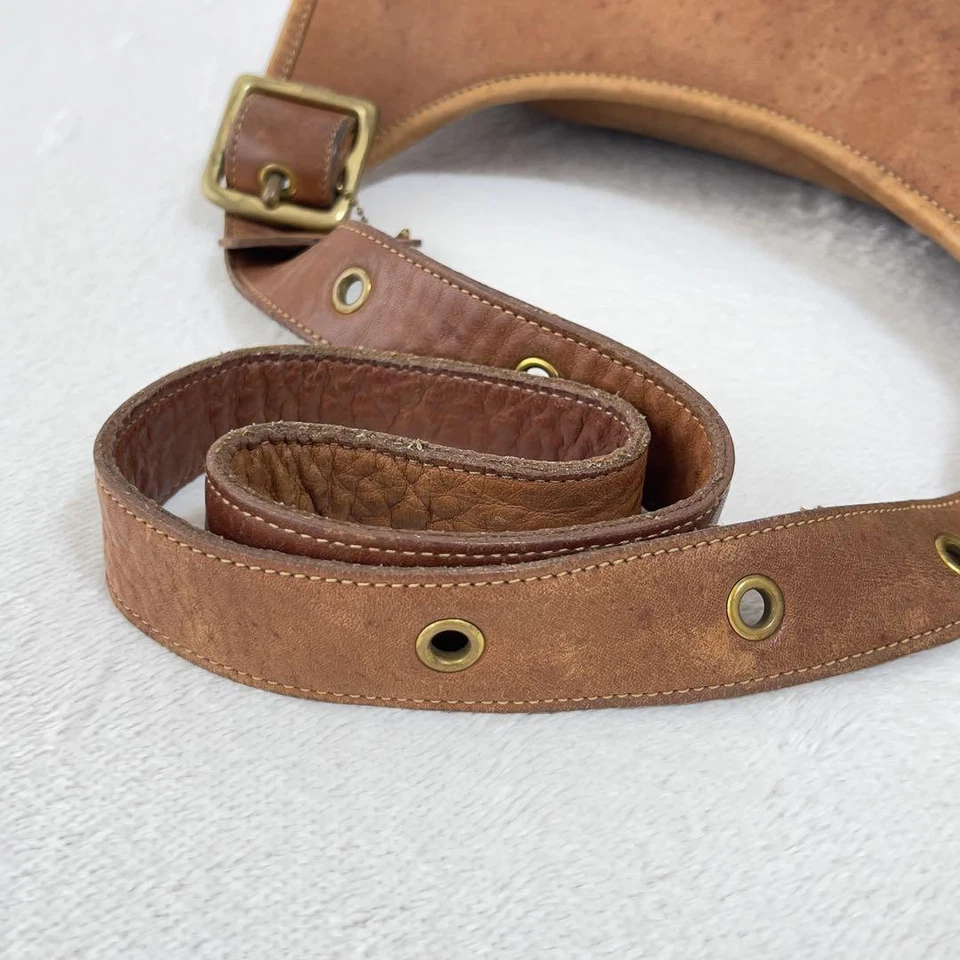 Vintage Coach Double Pocket Saddle Bag
