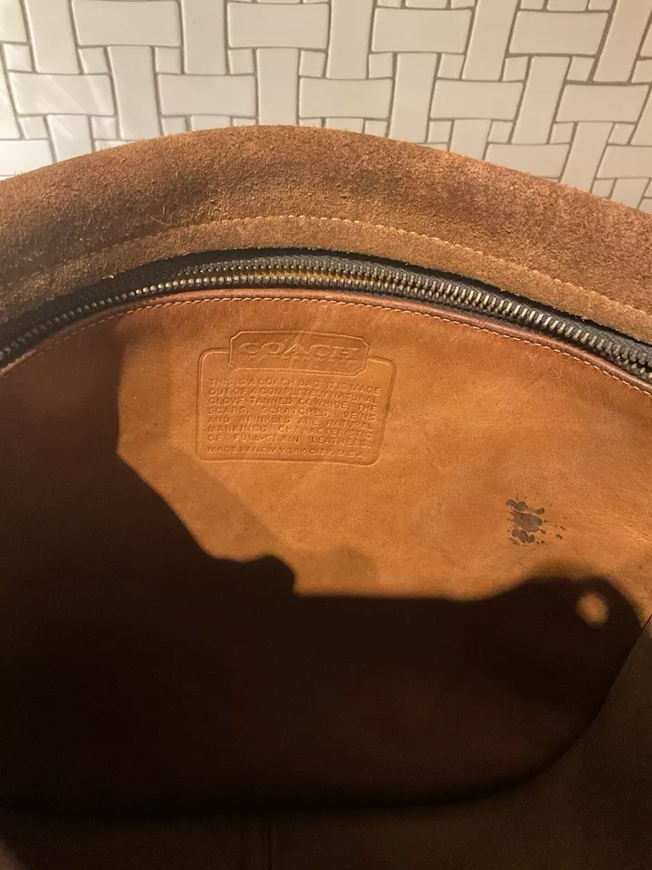 Coach Courier Vintage Bonnie Cashin Bag Glovetanned Leather