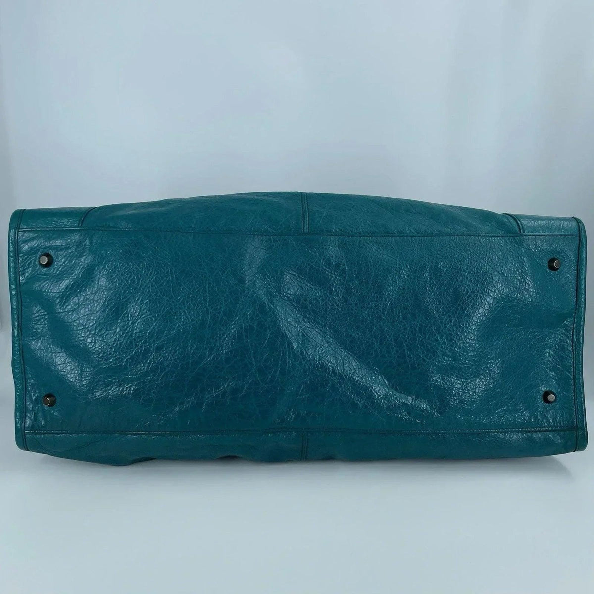 Balenciaga City Bag Blue Handbag Leather 101604