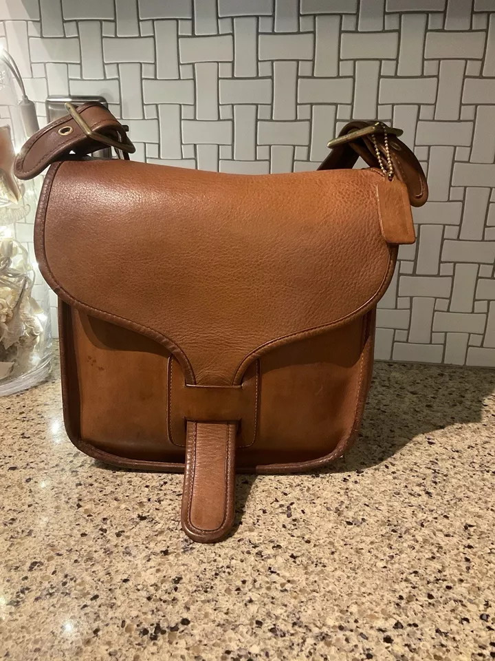 Coach Courier Vintage Bonnie Cashin Bag Glovetanned Leather