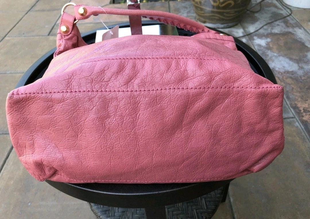 Vintage Balenciaga City Hobo Bag – Pink Berry Leather Rare Designer Handbag