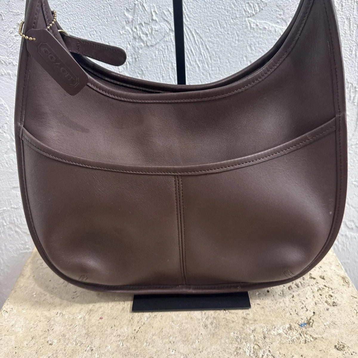 Vintage COACH Coach 9033 Ergo Shoulder Bag Glove Tanned Leather brown Costa Rica