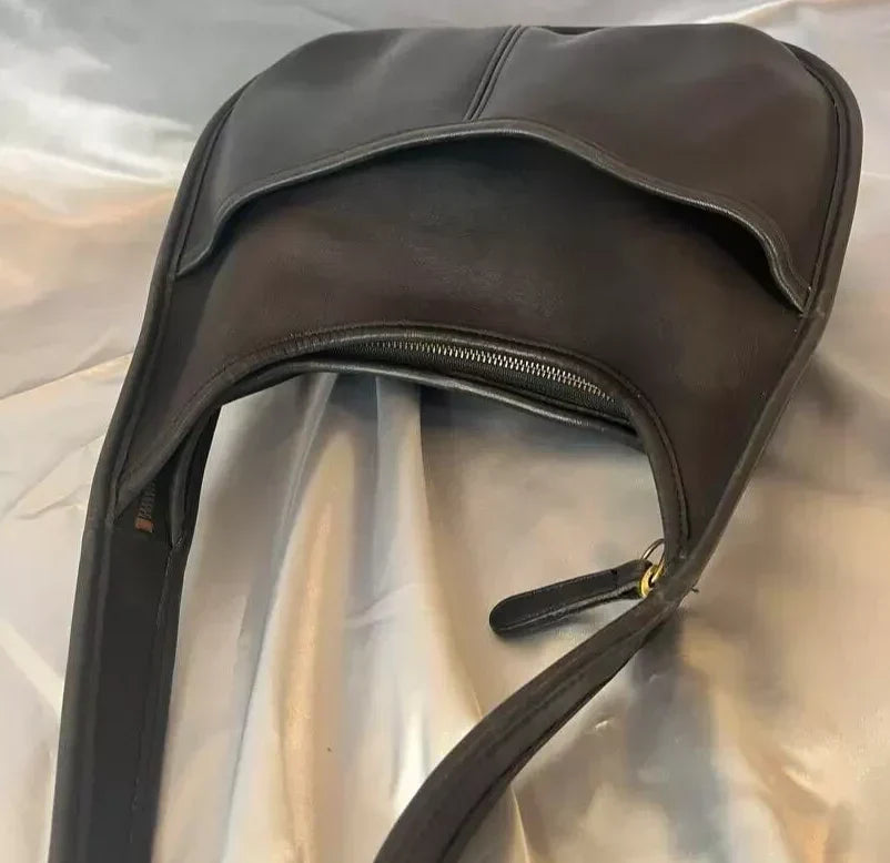 Vintage Coach C8C 9033 Black Leather Ergo