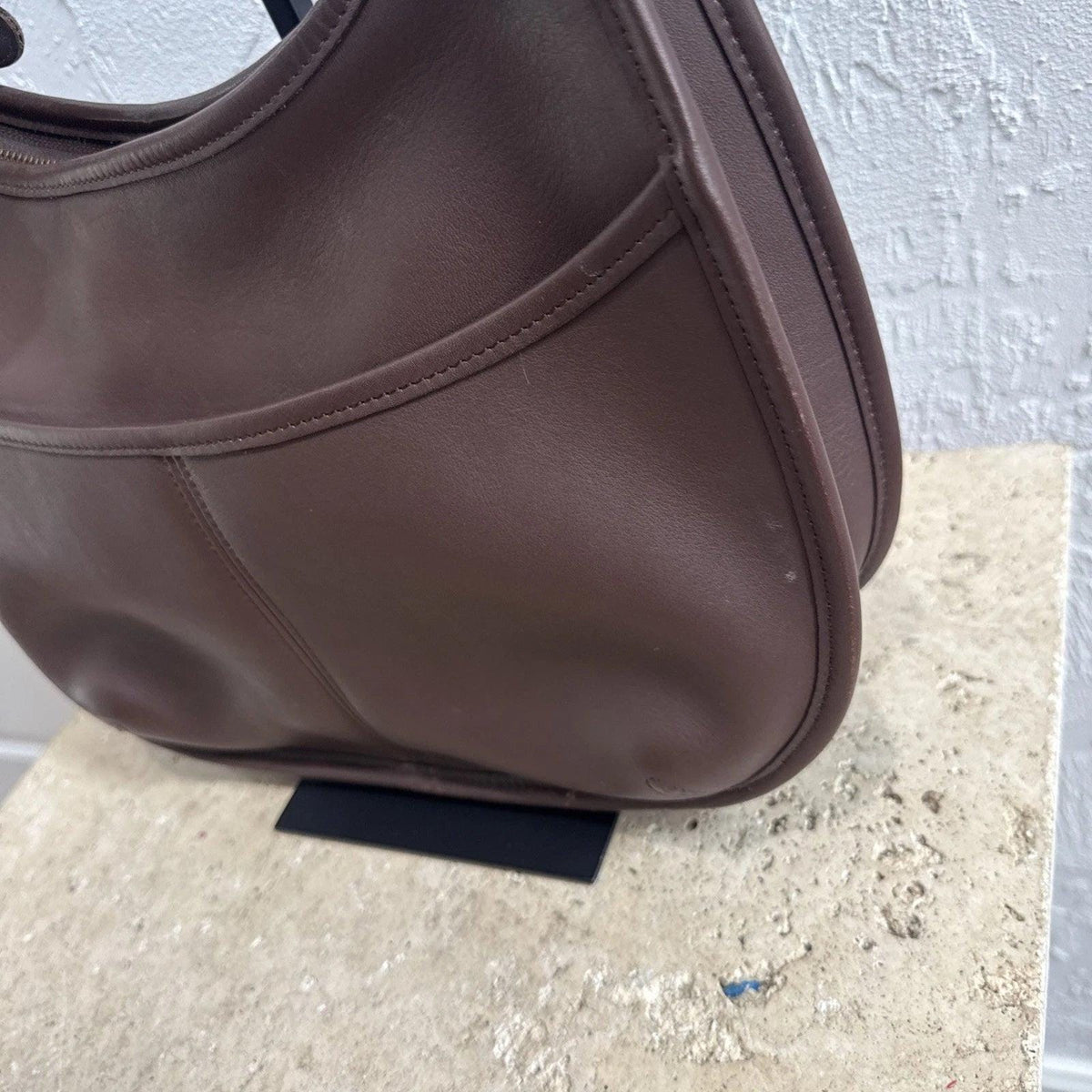 Vintage COACH Coach 9033 Ergo Shoulder Bag Glove Tanned Leather brown Costa Rica